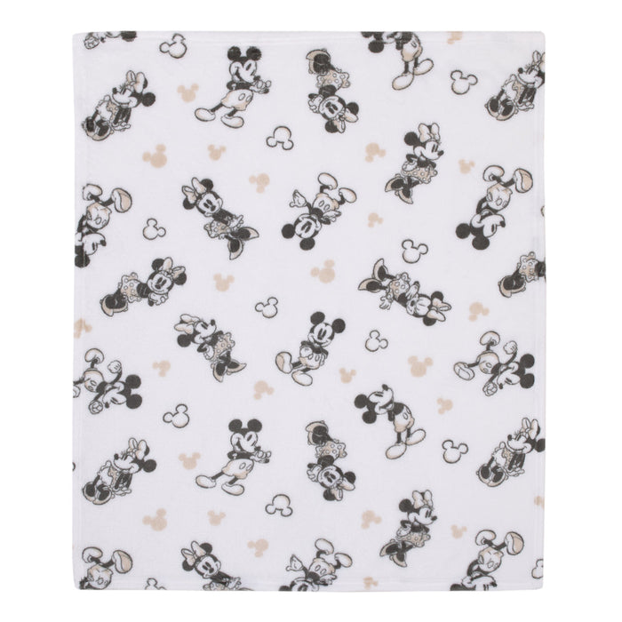 Disney Mickey and Minnie Mouse Baby Blanket