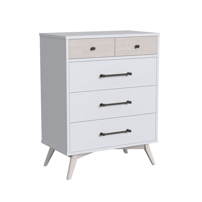 Westwood Design Rowan 4 Drawer Chest Ash Linen