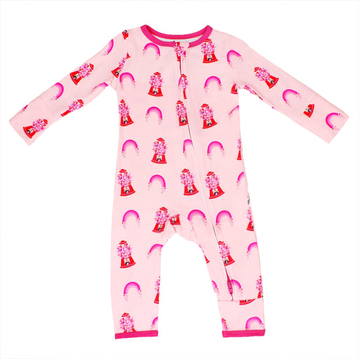 Free Birdees Painted Heart Gumballs Coverall (0-3T)