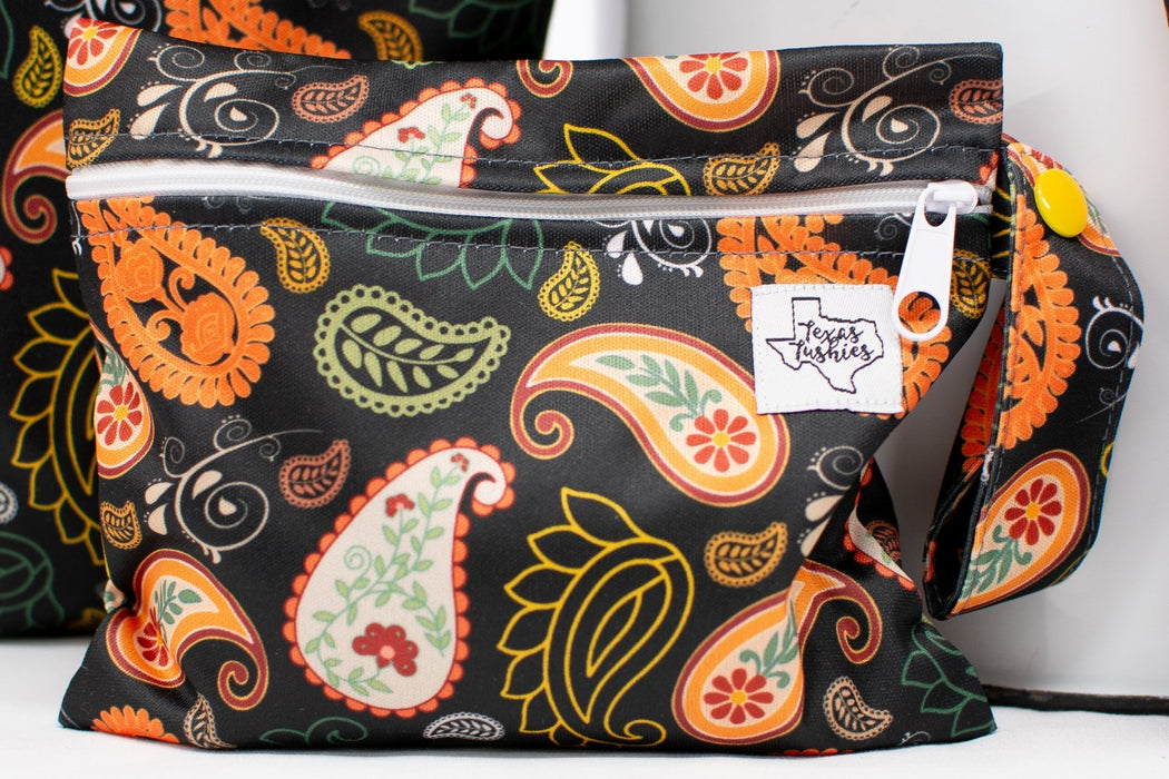 Texas Tushies Paisley - Mini Wet Bag