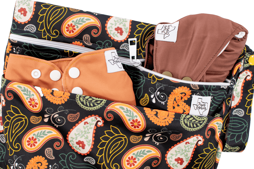 Texas Tushies Paisley - Wet Bag