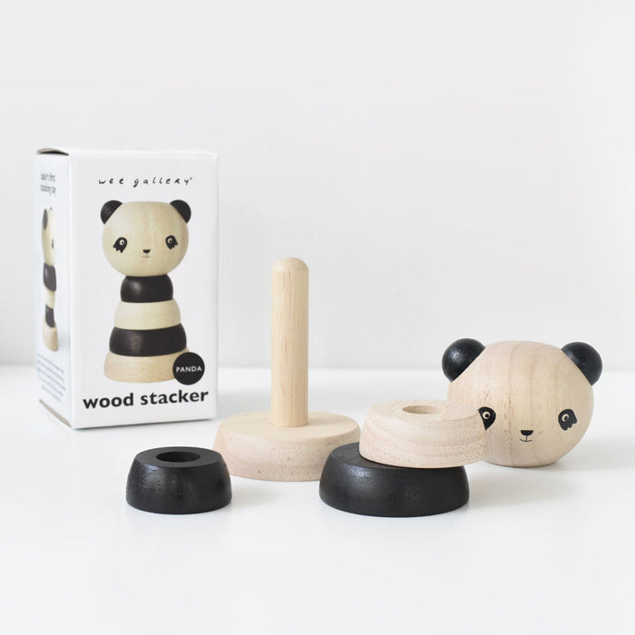 Wee Gallery Wood Stacker - Panda