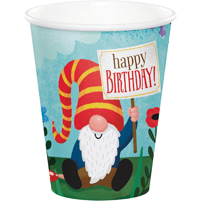 Party Decorations Party Gnomes Hot/Cold Cup 9oz. 8ct