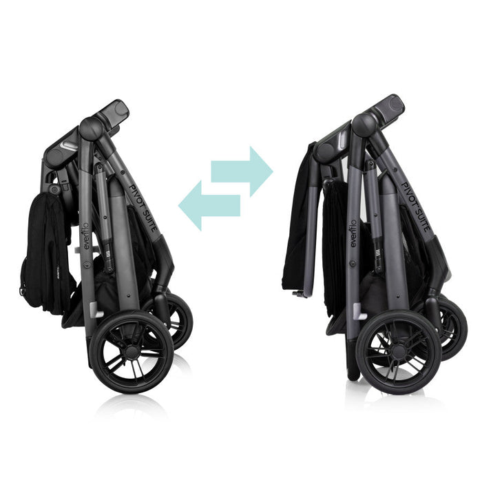 Evenflo® Pivot Suite Modular Travel System with LiteMax Infant Car Seat