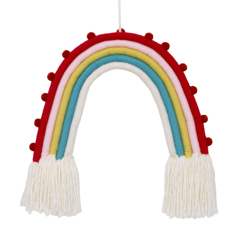 Little Love by NoJo Rainbow Tapestry Yarn Wall Décor