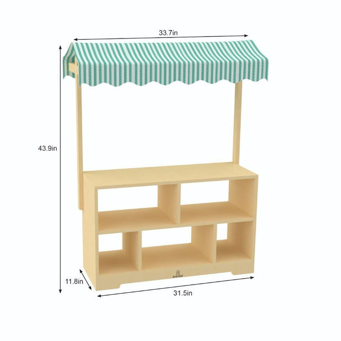 Avenlur Holly - Wooden Market Shelf and Stand