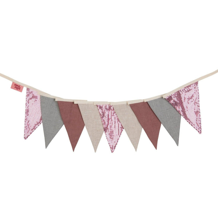 Moi Mili “Pink and Grey” Sequin Garland