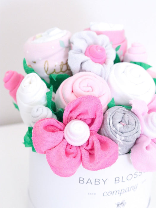 Baby Blossom Company Pink Hatbox Bouquet - Deluxe