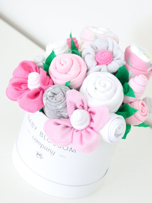 Baby Blossom Company Pink Hatbox Bouquet - Deluxe