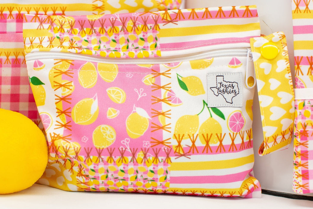 Texas Tushies Pink Lemonade - Mini Wet Bag