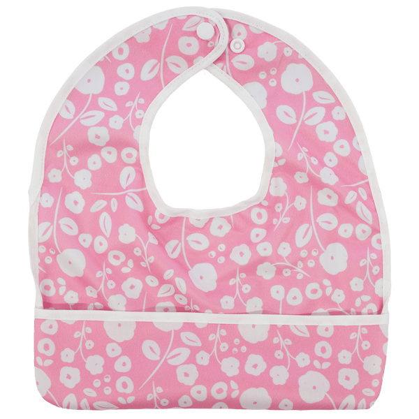 Texas Tushies Pink Poppies - The Flip Bib