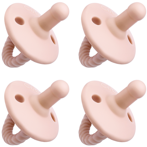 Comfy Cubs Pacifiers, 4 Pack - Pink Blush