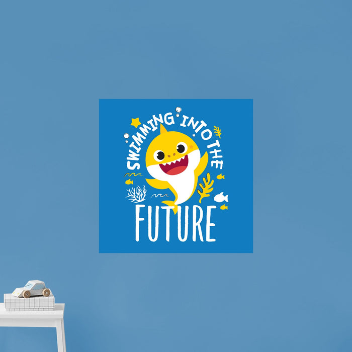 Fathead Baby Shark: Future Poster - Officially Licensed Nickelodeon Removable Adhesive Decal
