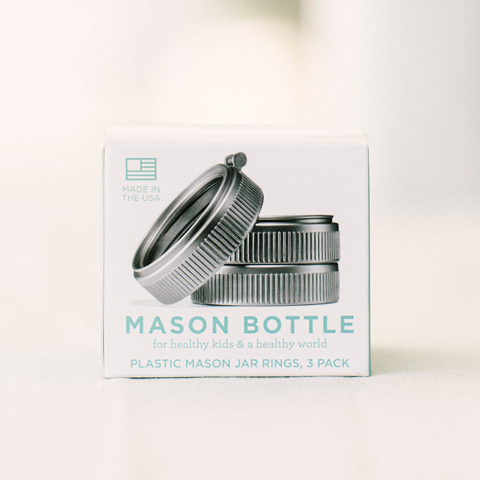 Mason Bottle Plastic Rings, 3 Pack