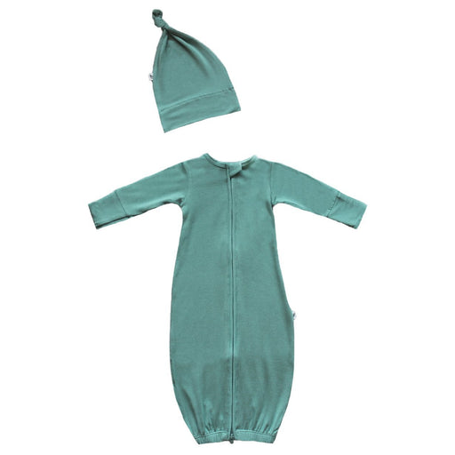 Free Birdees Plume Newborn Gown & Knot Hat Set