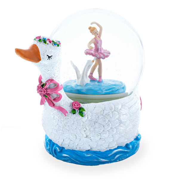 BestPysanky Graceful Swan Lake Ballet Musical Water Snow Globe