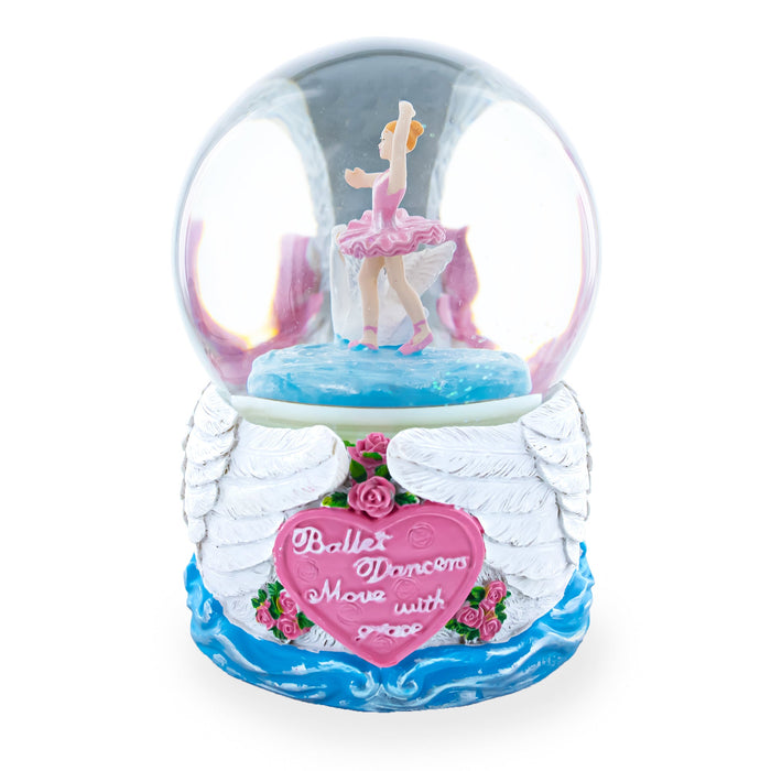 BestPysanky Graceful Swan Lake Ballet Musical Water Snow Globe