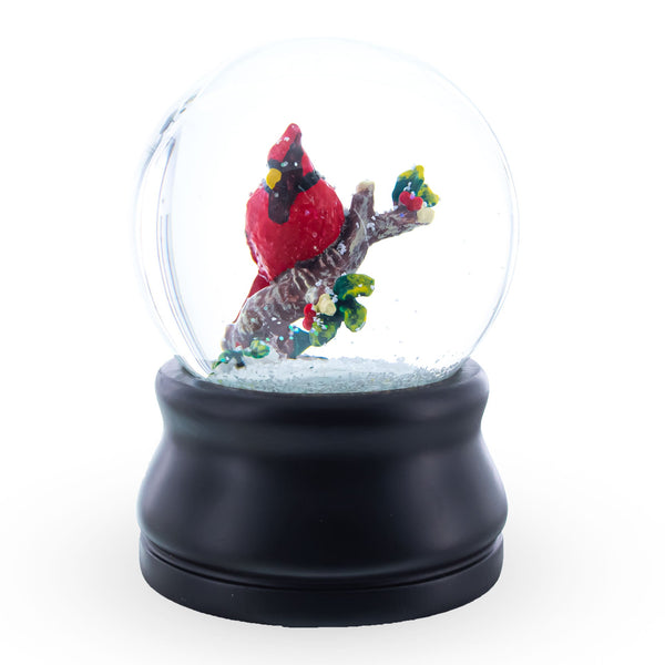 BestPysanky Red Cardinal on a Branch Musical Water Snow Globe