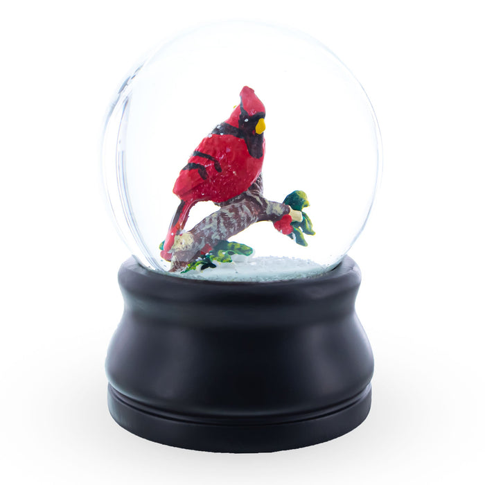 BestPysanky Red Cardinal on a Branch Musical Water Snow Globe