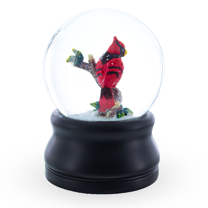 BestPysanky Red Cardinal on a Branch Musical Water Snow Globe