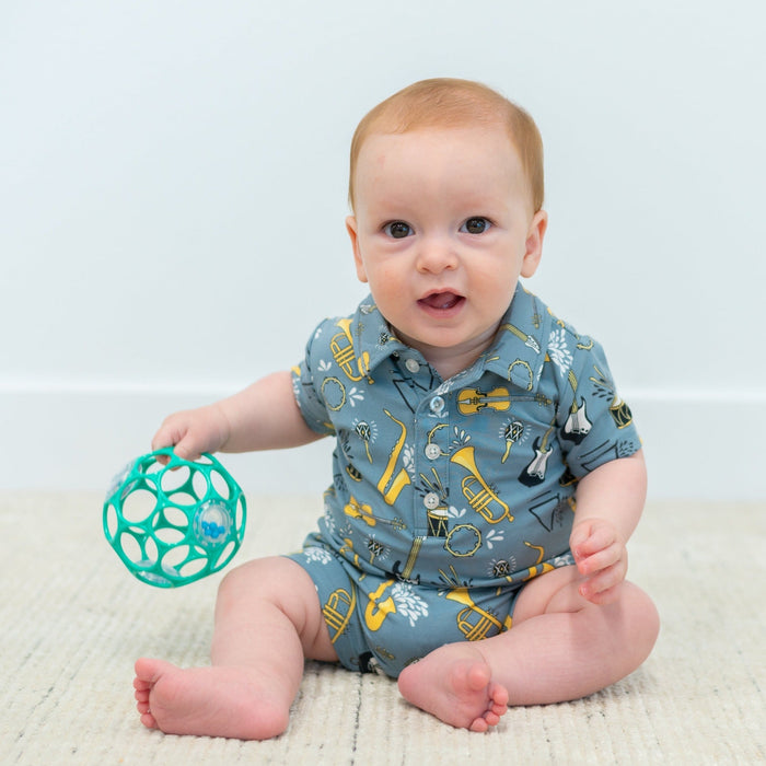 Sweet Bamboo Polo Romper