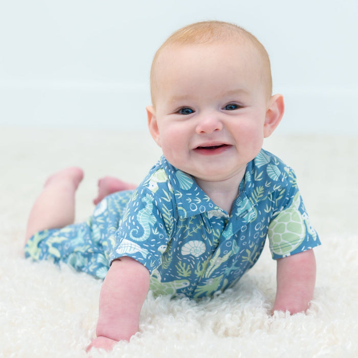 Sweet Bamboo Polo Romper