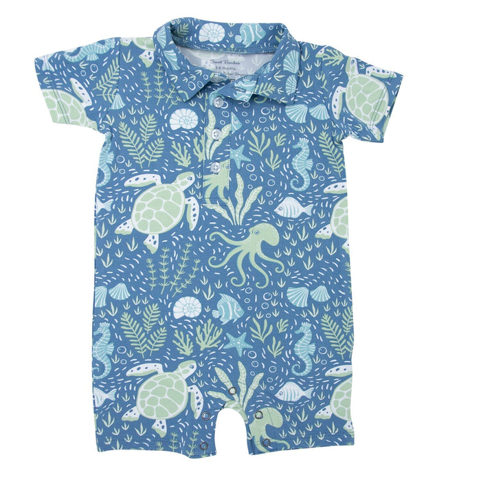 Sweet Bamboo Polo Romper