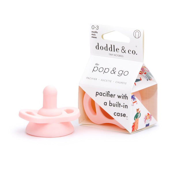 Doddle & Co® Pop & Go Pacifiers - Blush