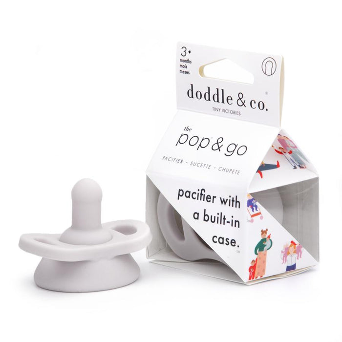 Doddle & Co® Pop & Go Pacifiers - Blush/Lilac