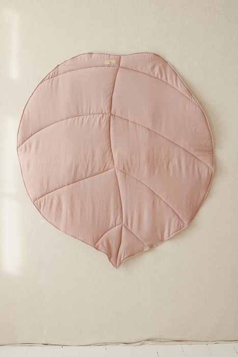 Moi Mili Linen “Powder Pink” Leaf Mat