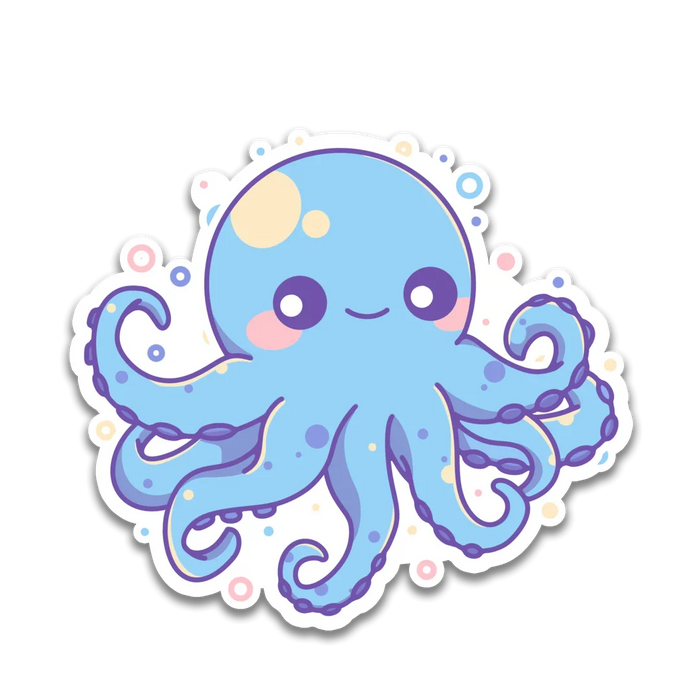 Stick With Finn Octopus Sticker