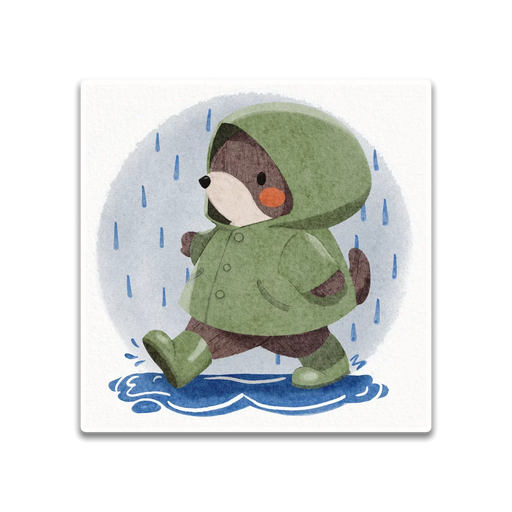 Stick With Finn Rainy Day Mole Sticker