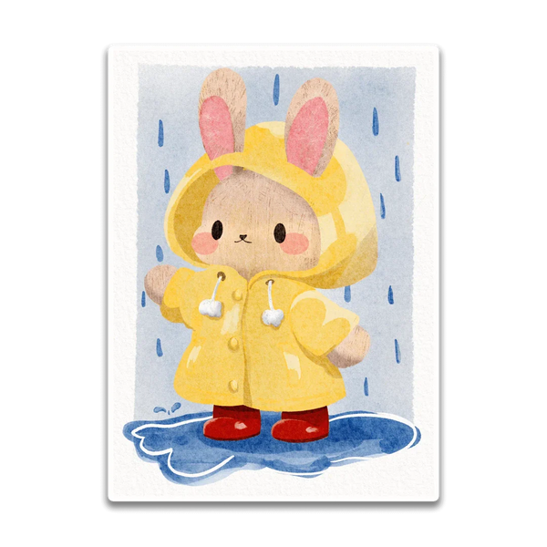 Stick With Finn Rainy Day Bunny Sticker