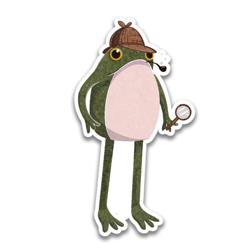 Stick With Finn Detective Frogson Frog Sticker