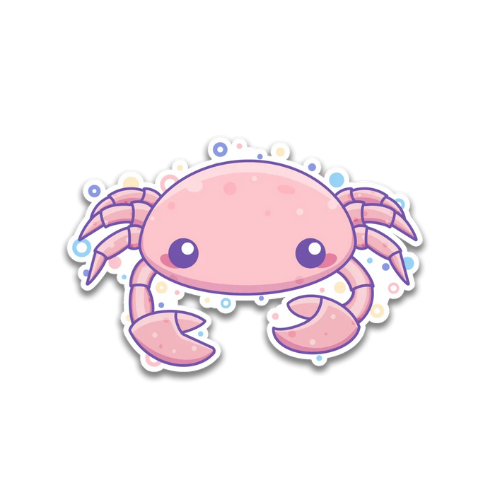 Stick With Finn Crab Sticker