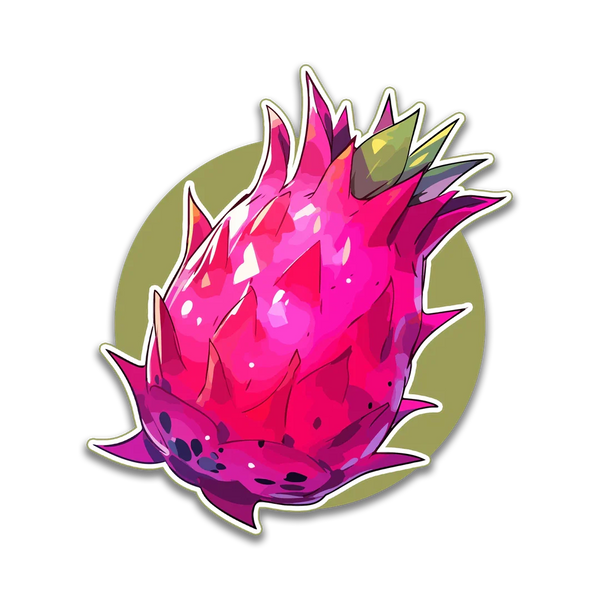 Stick With Finn Pink Dragonfruit Sticker