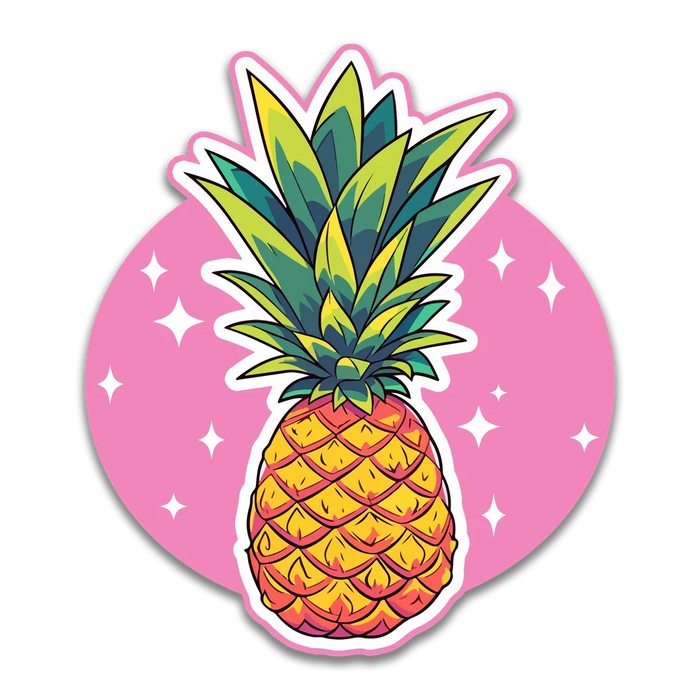 Stick With Finn Pineapple Sticker