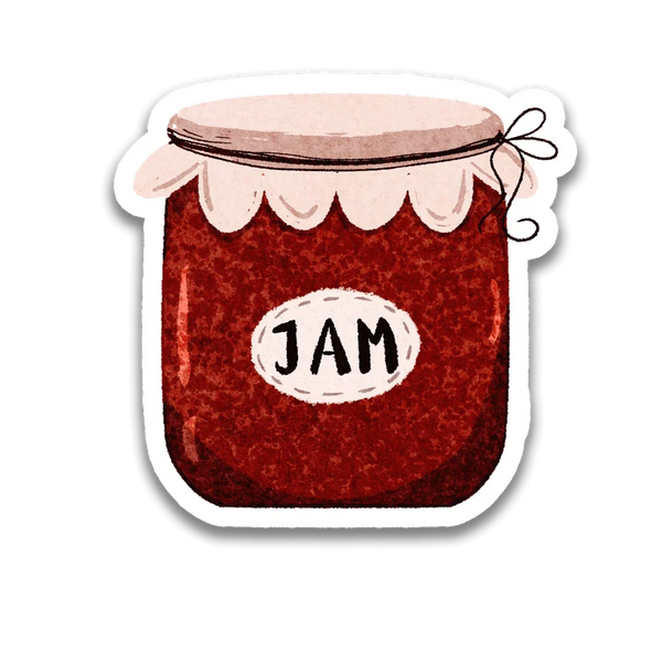 Stick With Finn Strawberry Jam Sticker