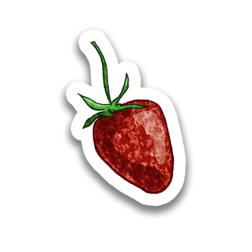 Stick With Finn Jam Session Strawberry Sticker