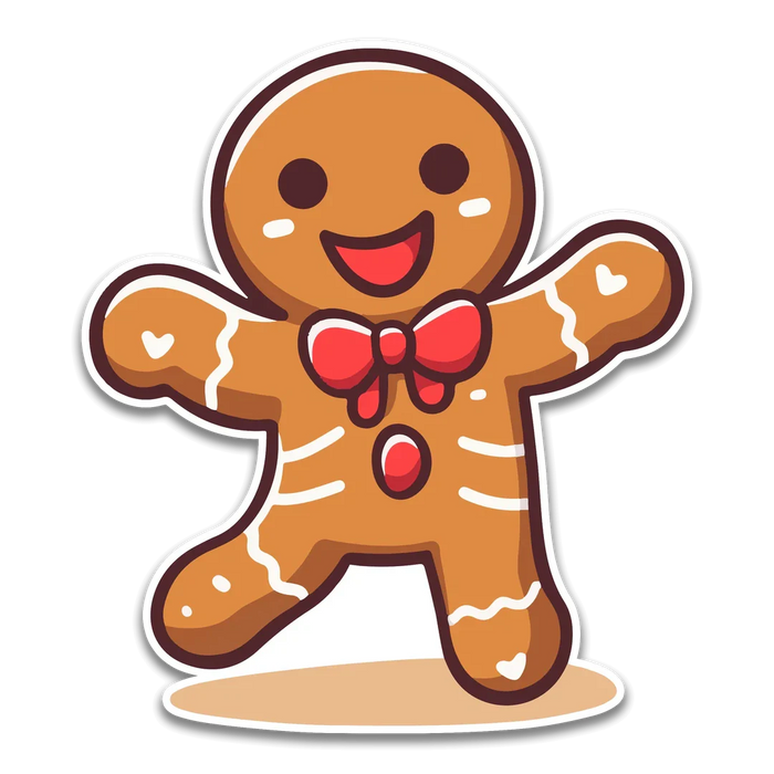 Stick With Finn Gingerbread Man Sticker