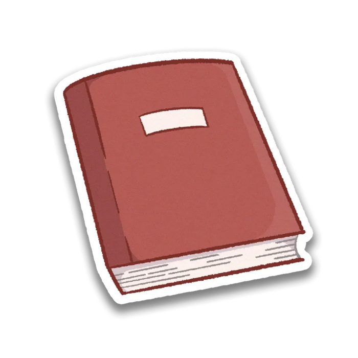 Stick With Finn Textbook Sticker