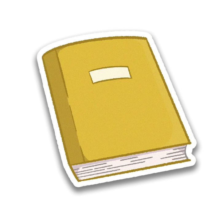 Stick With Finn Textbook Sticker