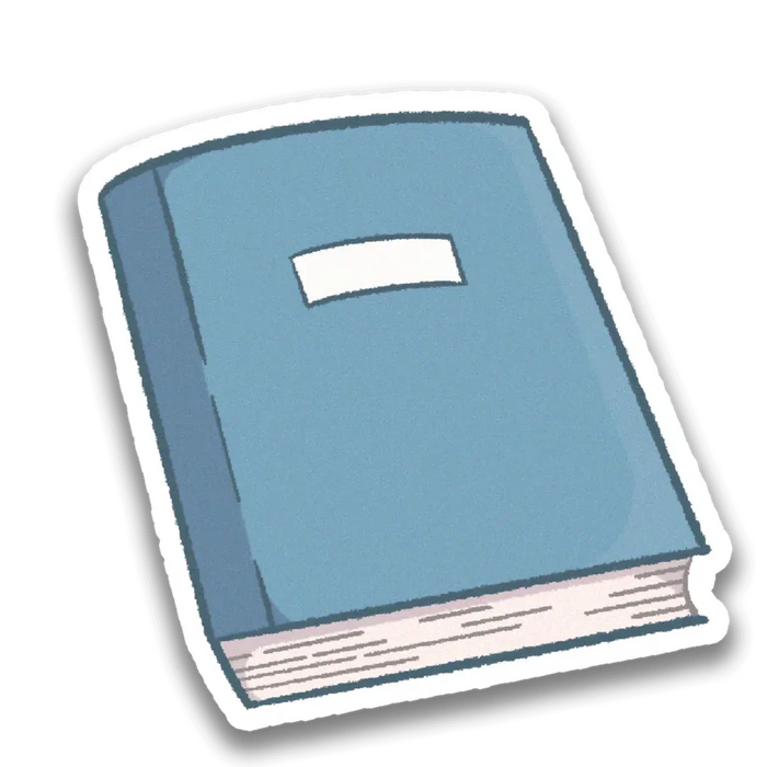 Stick With Finn Textbook Sticker