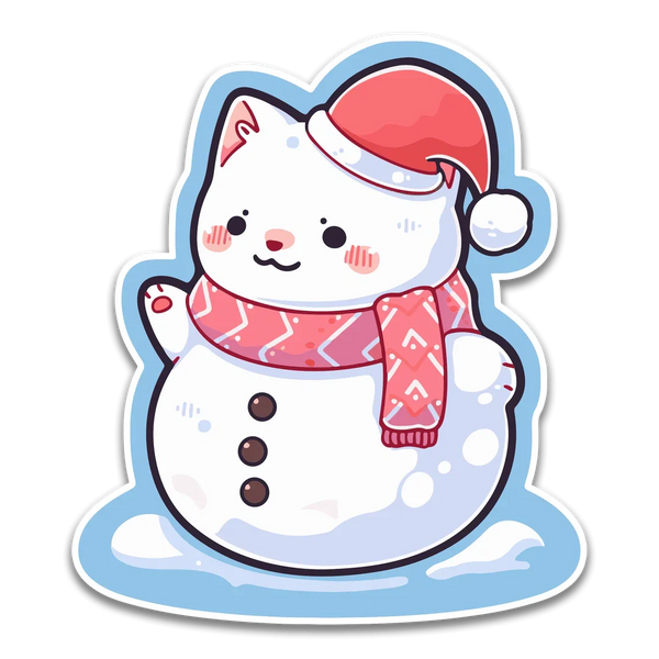 Stick With Finn Snowkitty Sticker