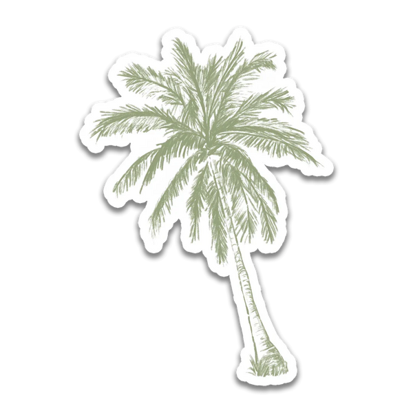 Stick With Finn Palm Tree Sticker