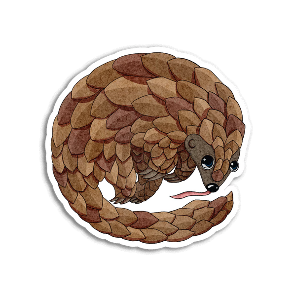 Stick With Finn Pangolin Sticker