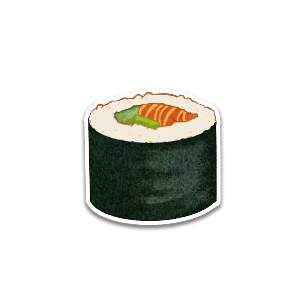 Stick With Finn California Roll Sushi Sticker