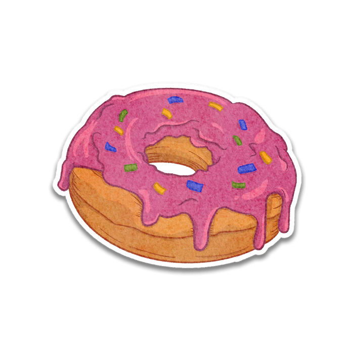 Stick With Finn Donut Sticker