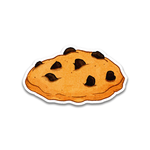 Stick With Finn Chocolate Chip Cookie Sticker