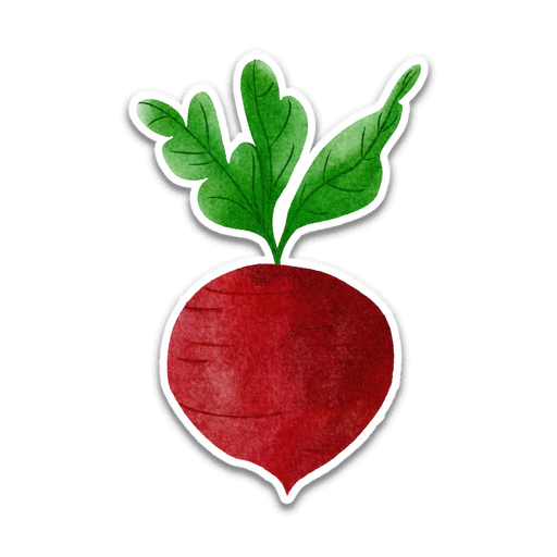 Stick With Finn Beet Sticker